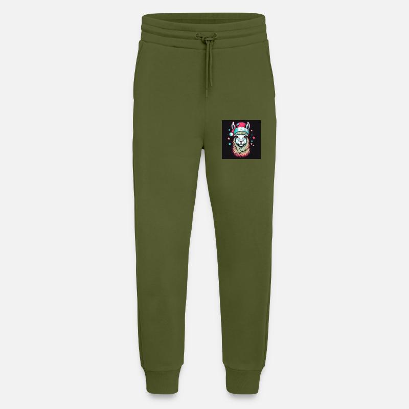 X-Mas Alpaka - Jogginghose - made by SPREAD - MOSS GREEN