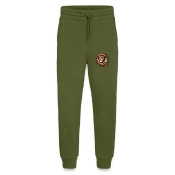 Lunettes de soleil Lion - Pantalon de jogging bio décontracté fabriqué en UE - MOSS GREEN - Devant