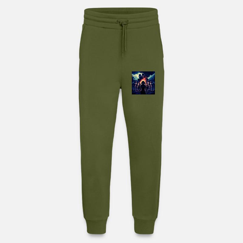 Urzeitlicher Krieger - Jogginghose - made by SPREAD - MOSS GREEN