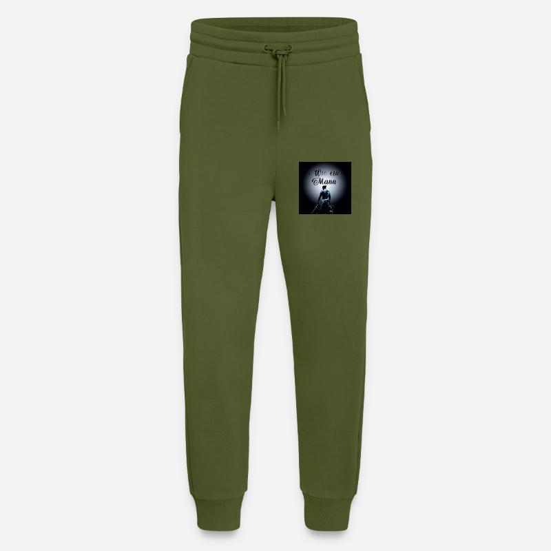 Wie ein Mann - Jogginghose - made by SPREAD - MOSS GREEN