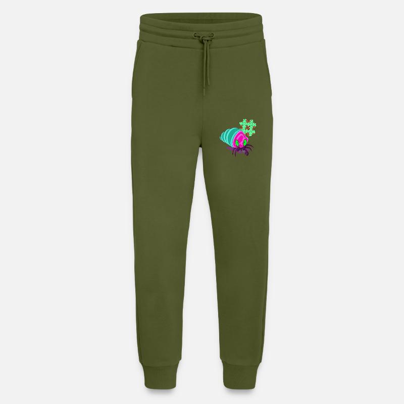 PRIMITIVE DOMAIN - Jogging Pants - made by SPREAD  - MOSS GREEN