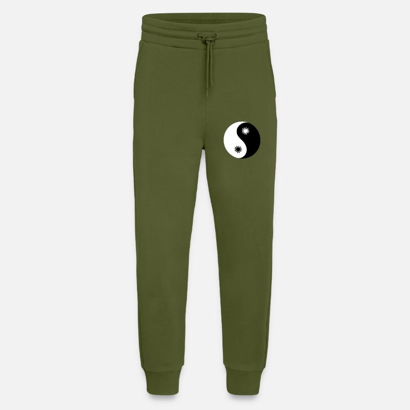 Yin-Yang-Symbol - Jogginghose - made by SPREAD - MOSS GREEN