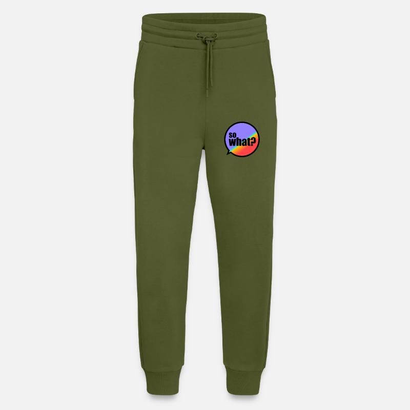 SoWhat? - Jogging Pants - made by SPREAD  - MOSS GREEN