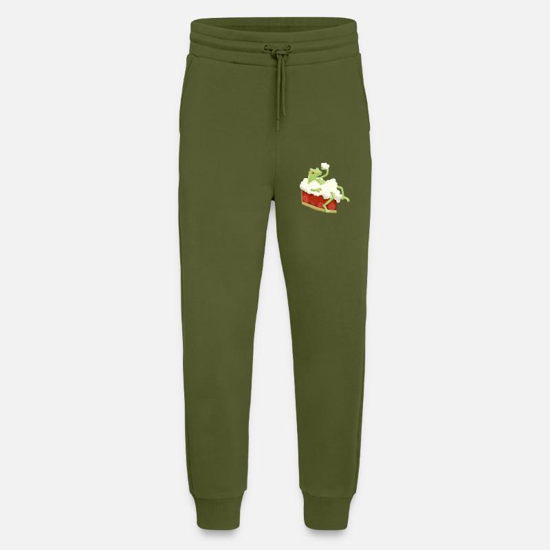 Kuchenfrosch (neu) - Jogginghose - made by SPREAD - MOSS GREEN