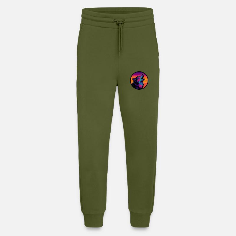 Wolf - Jogginghose - made by SPREAD - MOSS GREEN