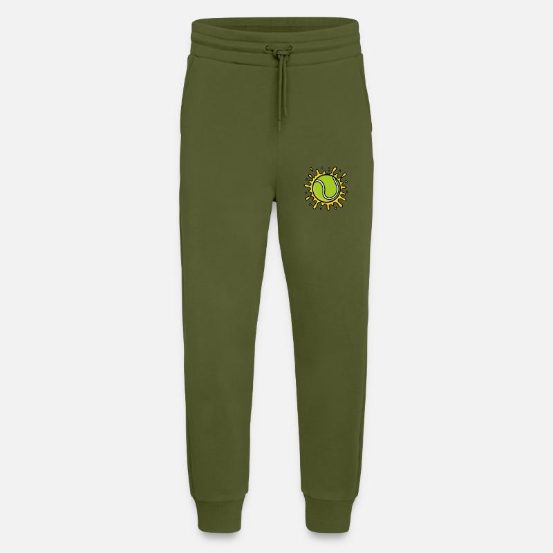 tennisball klecks - Jogginghose - made by SPREAD - MOSS GREEN