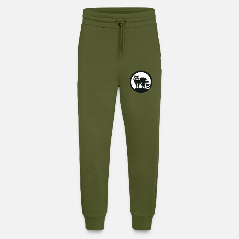 Waschbär Logo 3 - Jogginghose - made by SPREAD - MOSS GREEN