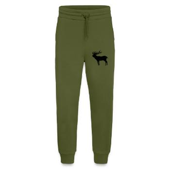 reh silhouette - Jogginghose - made by SPREAD - MOSS GREEN - Vorne