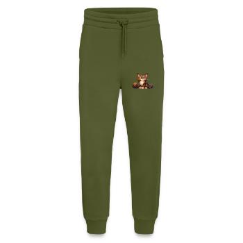 Maine Coon 13 - Jogginghose - made by SPREAD - MOSS GREEN - Vorne