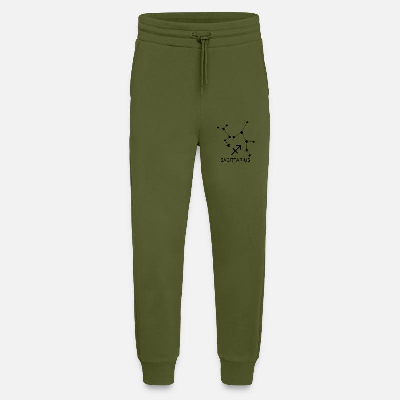 Horoscope Sagittarius constellation Sagittarius - Jogging Pants - made by SPREAD  - MOSS GREEN