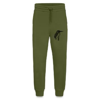 Eisvogel - Jogginghose - made by SPREAD - MOSS GREEN - Vorne