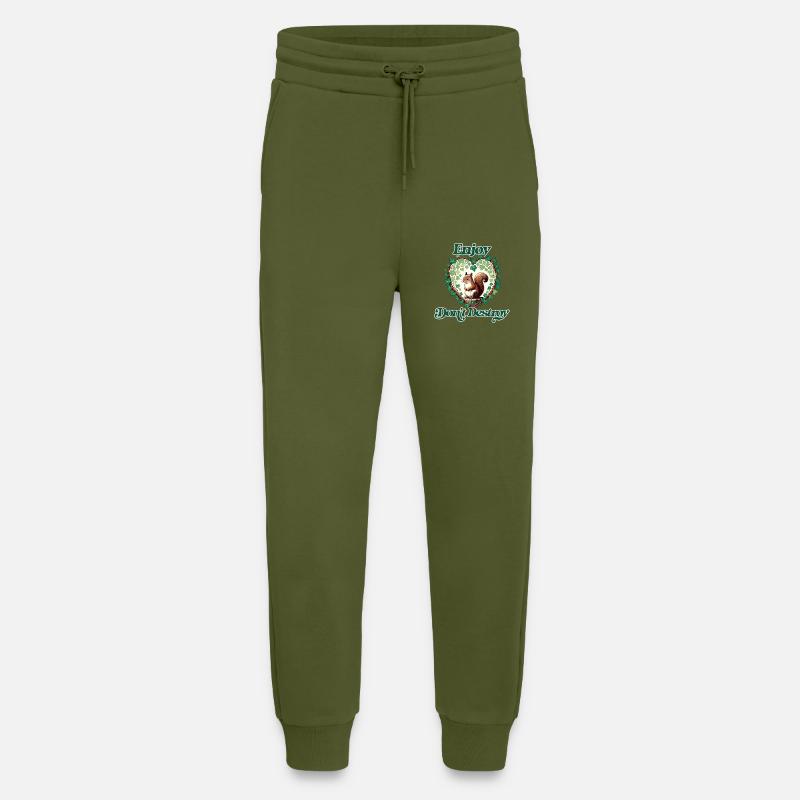 Genieße Don't Destroy - Jogginghose - made by SPREAD - MOSS GREEN