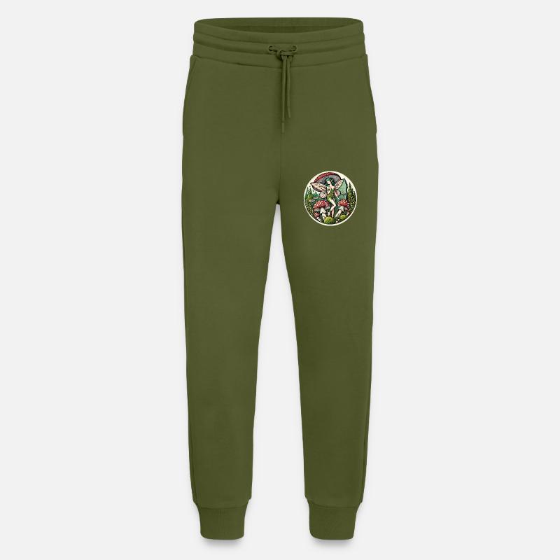 Pilz-Fee - Jogginghose - made by SPREAD - MOSS GREEN
