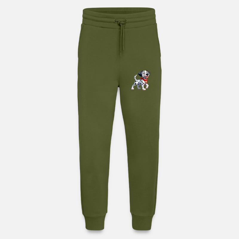 Dalmatian 2 - Jogging Pants - made by SPREAD  - MOSS GREEN