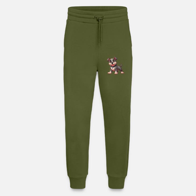 pitbull - Jogging Pants - made by SPREAD  - MOSS GREEN