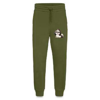 Shih Tzu - Jogging Pants - made by SPREAD  - MOSS GREEN - Front