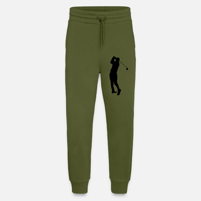 Golfeurs - Pantalon de jogging bio décontracté fabriqué en UE - MOSS GREEN
