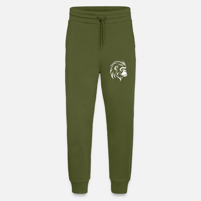 Monkey - Jogging Pants - made by SPREAD  - MOSS GREEN