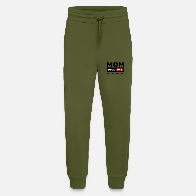 Mom Mode On - Jogging Pants - made by SPREAD  - MOSS GREEN