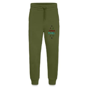 WEIHNACHTEN. FROHE WEIHNACHTEN. FROHE WEIHNACHTEN. NEUJAHR - Jogginghose - made by SPREAD - MOSS GREEN - Vorne