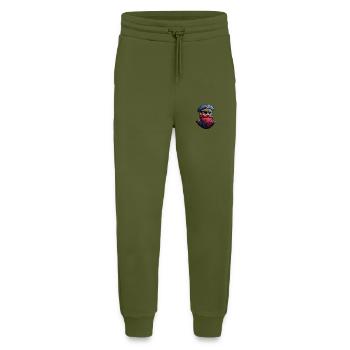 Matrose mit Bart - Jogginghose - made by SPREAD - MOSS GREEN - Vorne