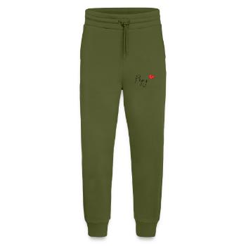 grandpa. dad. FATHER'S DAY. HAPPY BIRTHDAY DAD - Jogging Pants - made by SPREAD  - MOSS GREEN - Front