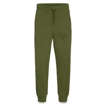 STERN. STERN. STERNE. FEST. JAHRESTAG. WEIHNACHTEN - Jogginghose - made by SPREAD - MOSS GREEN - Vorne