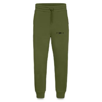 J’adore Icehockey Heartbeat Pulse - Sports Design - Pantalon de jogging bio décontracté fabriqué en UE - MOSS GREEN - Devant