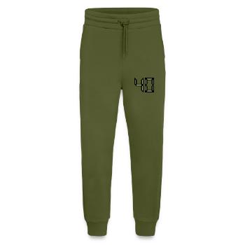 40. 40 ANS. 40e ANNIVERSAIRE. ANNIVERSAIRE 40 ANS - Pantalon de jogging bio décontracté fabriqué en UE - MOSS GREEN - Devant