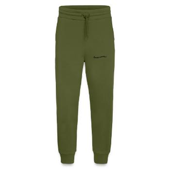 VIVE LES VACANCES. VACANCES. BONNES VACANCES - Pantalon de jogging bio décontracté fabriqué en UE - MOSS GREEN - Devant