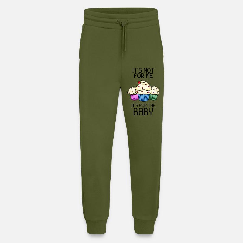 Schwanger Schwangerschaft - Jogginghose - made by SPREAD - MOSS GREEN