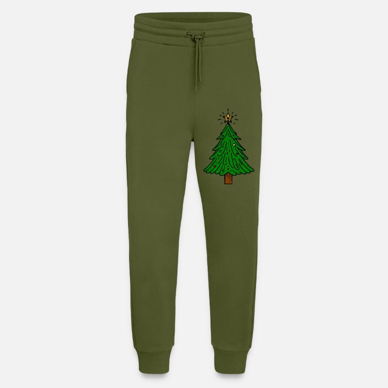 Weihnachtsbaum - Jogginghose - made by SPREAD - MOSS GREEN