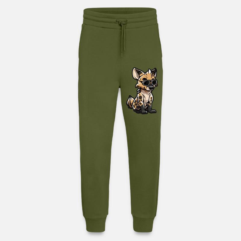 Hyena Comic Cool - Jogging Pants - made by SPREAD  - MOSS GREEN