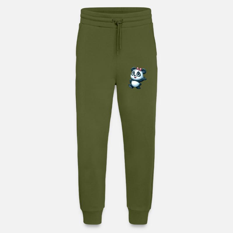Panda 5 - Jogginghose - made by SPREAD - MOSS GREEN