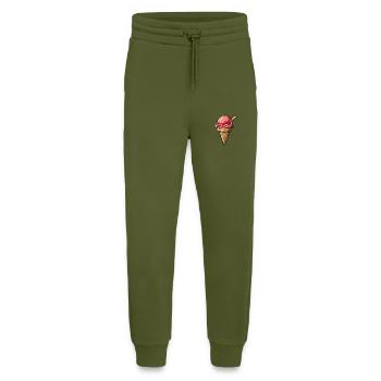 Eis - Jogginghose - made by SPREAD - MOSS GREEN - Vorne