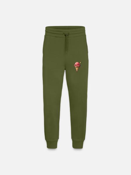 Eis - Jogginghose - made by SPREAD - MOSS GREEN