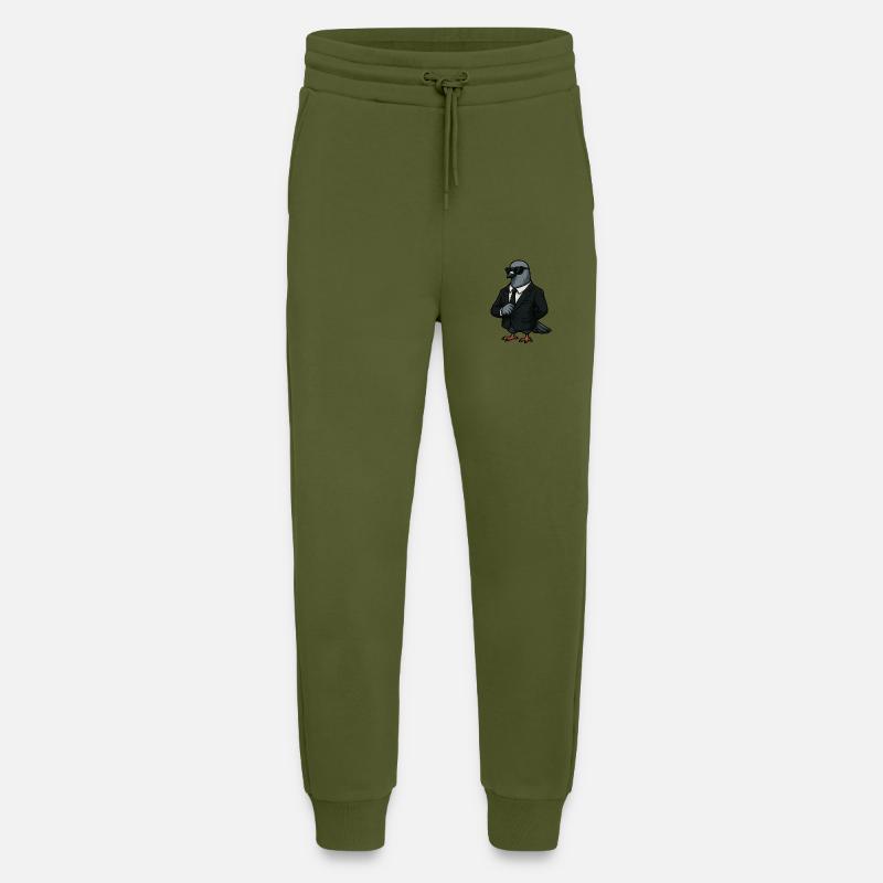 Spionage-Taube - Jogginghose - made by SPREAD - MOSS GREEN