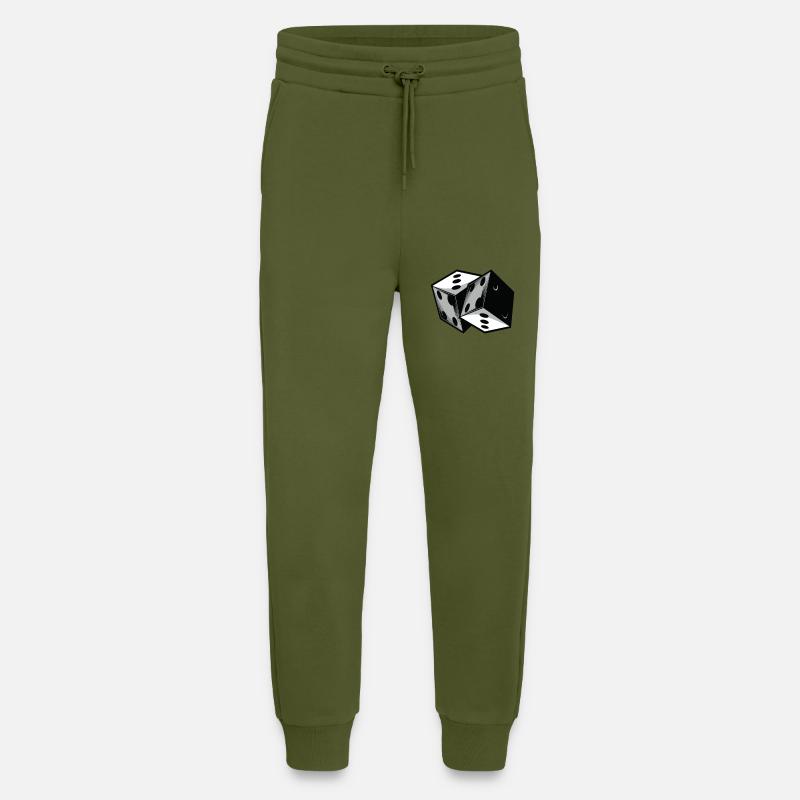 Dice dice - Jogging Pants - made by SPREAD  - MOSS GREEN
