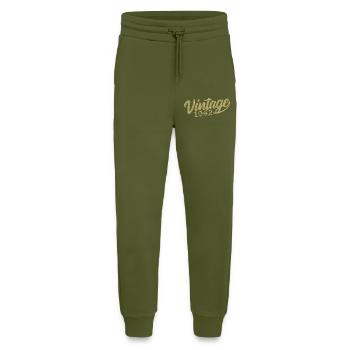 1942 Vintage 1942 Retro 1942 Birthday Gift - Jogging Pants - made by SPREAD  - MOSS GREEN - Front