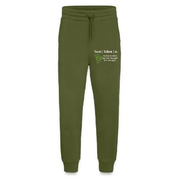 Garn Substantiv Definition Lustig Stricken häkeln stricken - Jogginghose - made by SPREAD - MOSS GREEN - Vorne