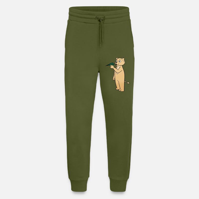 Papierflieger - Jogginghose - made by SPREAD - MOSS GREEN
