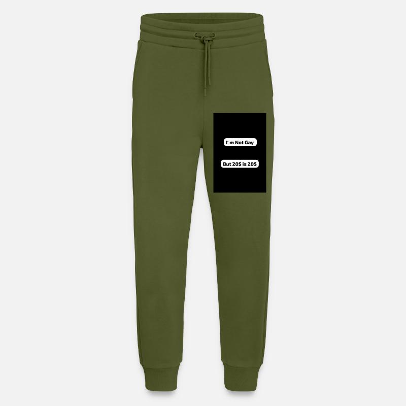 Lustiger Spruch - Jogginghose - made by SPREAD - MOSS GREEN