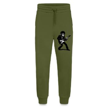 E-Guitar | The Monkey Dance - Jogginghose - made by SPREAD - MOSS GREEN - Vorne