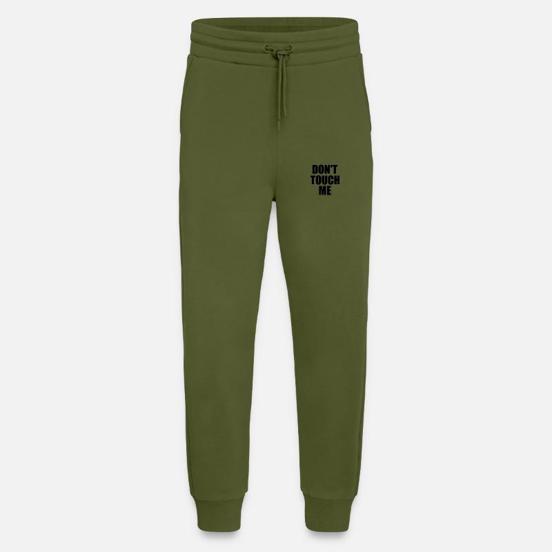 Dont touch me - Jogging Pants - made by SPREAD  - MOSS GREEN