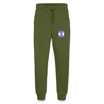 Israel - Jogging Pants - made by SPREAD  - MOSS GREEN - Front