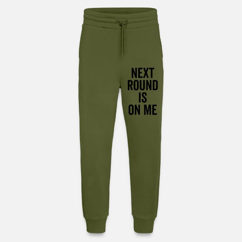Le prochain tour, c’est moi - Pantalon de jogging bio décontracté fabriqué en UE - MOSS GREEN