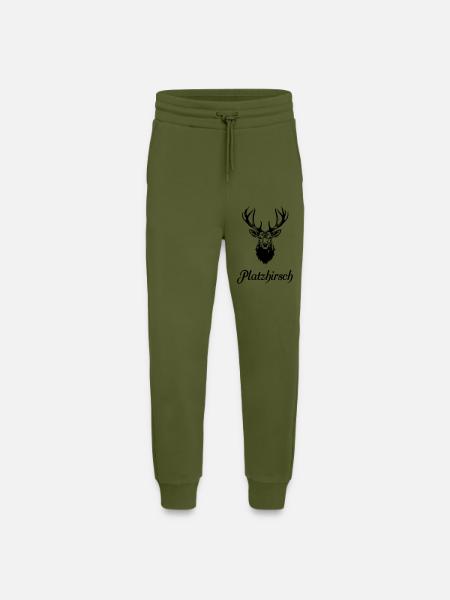 Platzhirsch - Jogginghose - made by SPREAD - MOSS GREEN