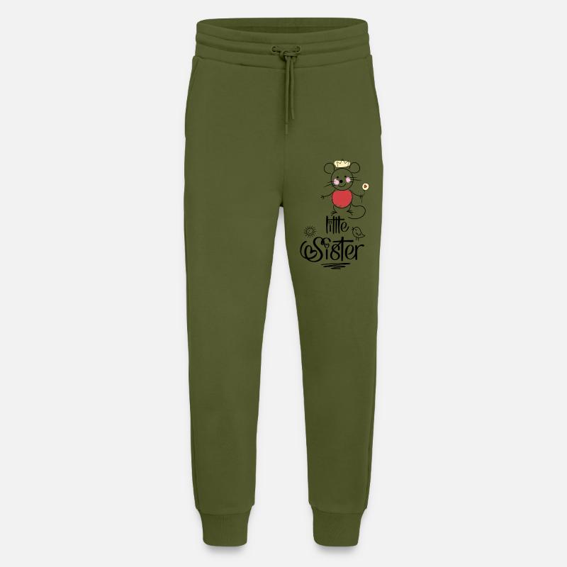 Kleine Schwester - Jogginghose - made by SPREAD - MOSS GREEN