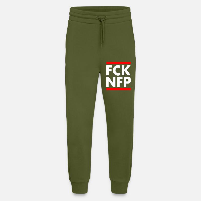Fck nfp - Jogginghose - made by SPREAD - MOSS GREEN