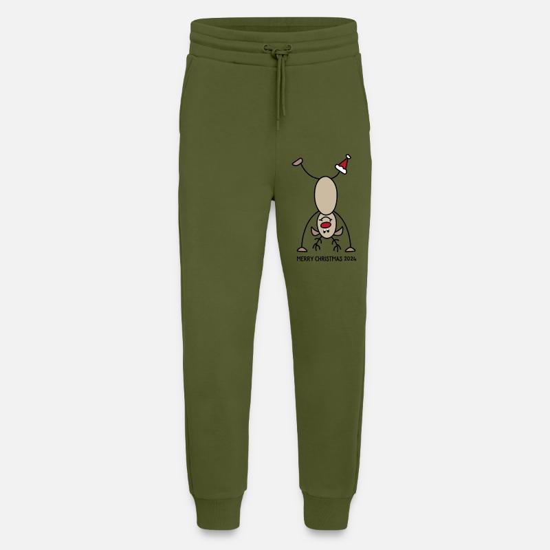 Christmas 2024 - Jogging Pants - made by SPREAD  - MOSS GREEN